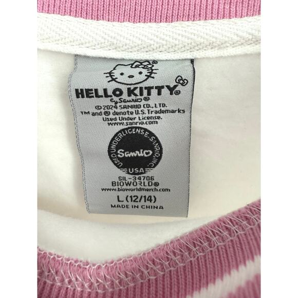 New Hello Kitty 50th Anniversary Fleece Graphic Sweater - Picture 3 of 10